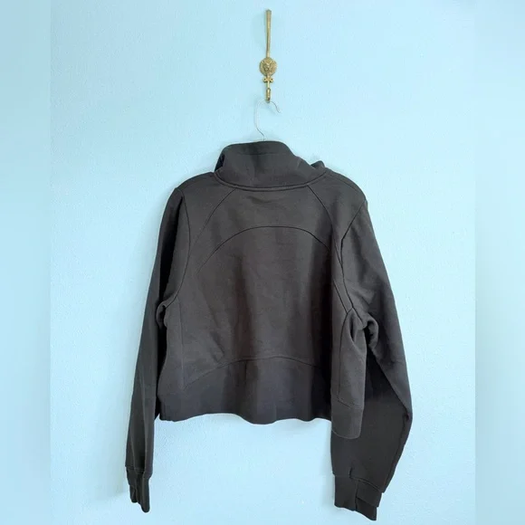 SOLD - All In Motion 1/2 Zip Pullover Sweatshirt, Black - Picture 4 of 5